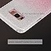 Galaxy S8 Case, Poristal Luxury Bling Glitter Back Cover Protective Bumper [Slim Fit,Anti-scratch] Case for Samsung Galaxy S8 (Gradient-pink)