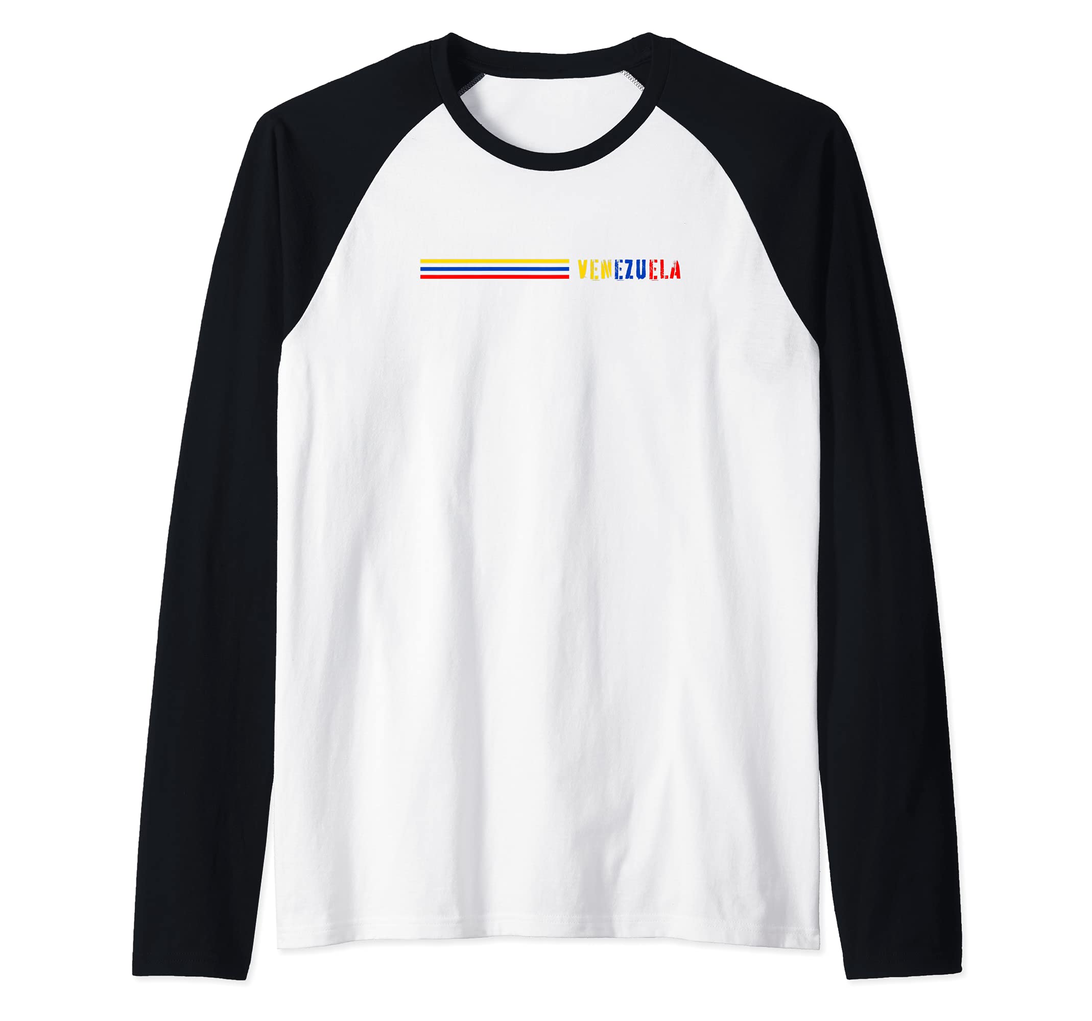 Flag Venezuela Raglan Baseball Tee