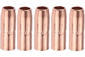 169-726 MIG Welding Nozzles 169 726 5/8Inch Flush Fit for Miller M25 M40 Hobart Gun (5Pcs)