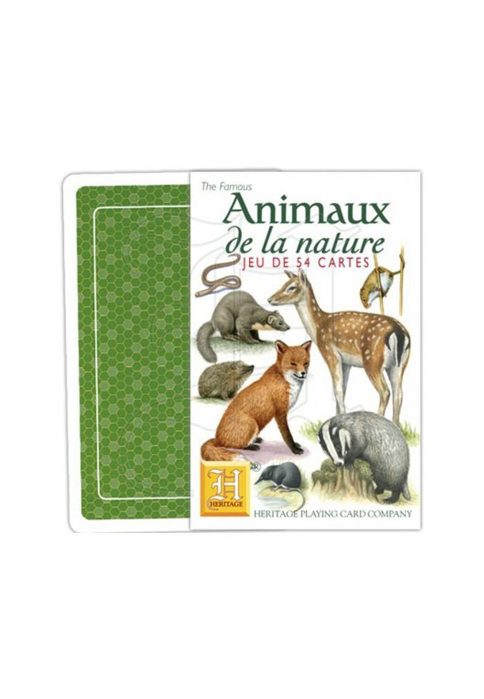 Animaux de la Nature set of 52 Playing Cards (+ jokers) (hpc)