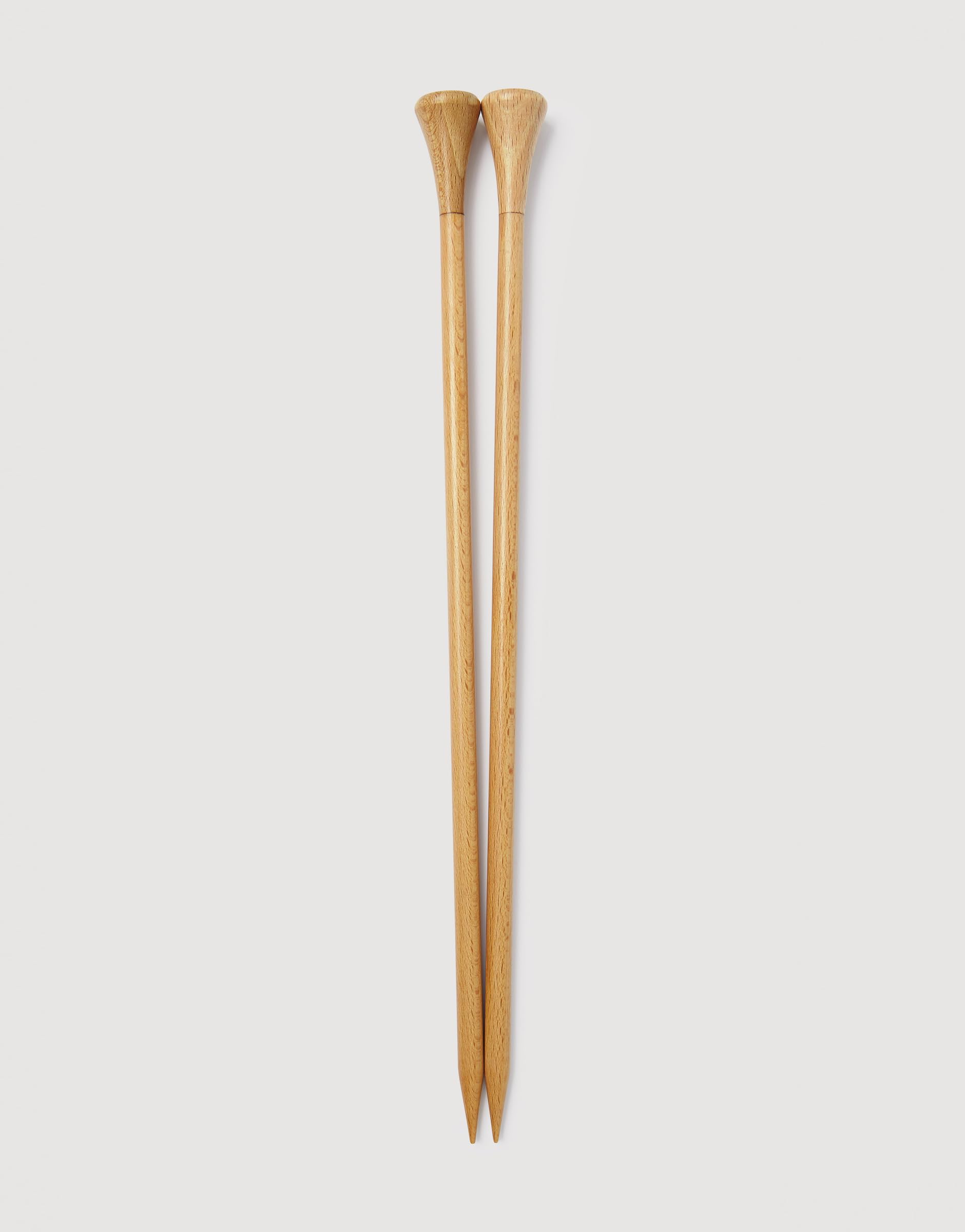 Wool and the Gang Straight Knitting Needles, Size: 8 mm/US11, Material: Beechwood