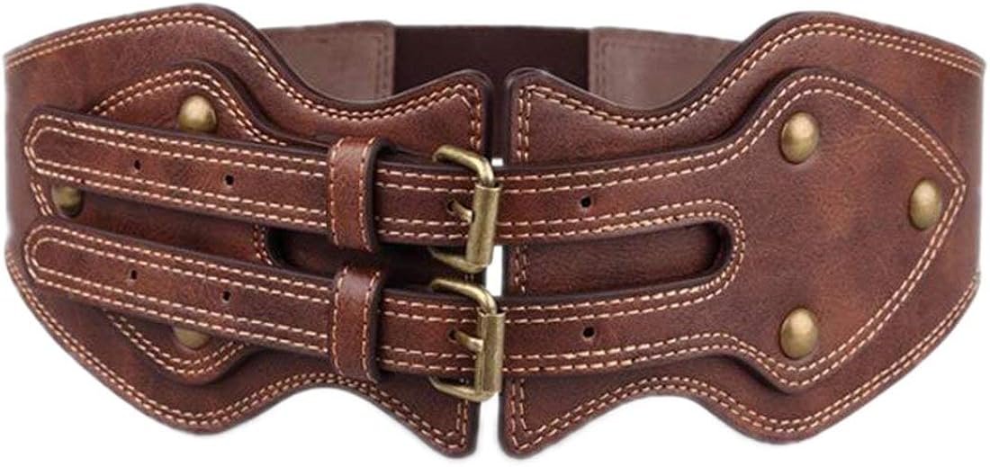 GRACE KARIN Damen Gürtel Elastisch - Vintage Breitgurt 7,6cm In Verschiedenen Farben