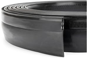 Qagea 018-546 RV Slide Out Clip Rubber Seal Weather Stripping with 2 Wiper is Suitable for RV Camper Door Window Channel (35 Ft)