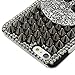 7 Case - LU2000 3D Handmade Cool Skull with Special Pyramid Studs and Spikes Rivets Design Hard Cover Black PC Case for Apple iPhone 7 (4.7'') with Soft Phone Velvet Pouch (Cool Skull)