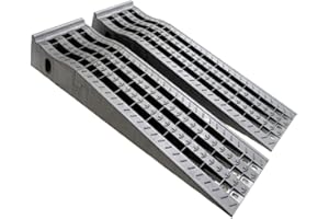 BFC 2PCs MR-RAMP-02 Megan Composite High Profile Drive-On Car Vehicle Ramp Lifting GVW 16000LB