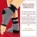 Rikedom Sports Plantar Fasciitis Foot Sleeves Ankle Compression Socks (Black)