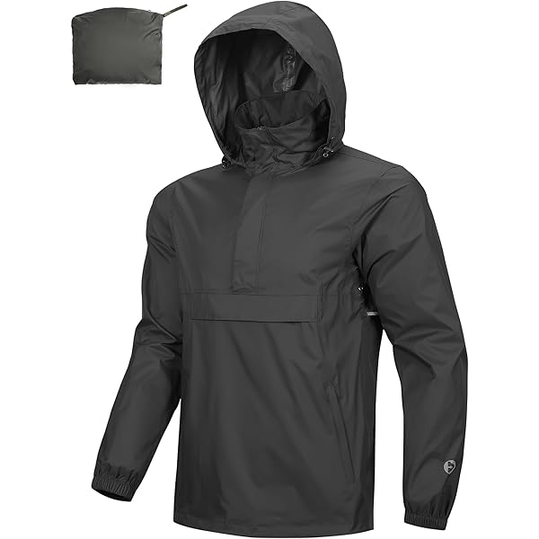 Cottonhood Adult Reflective Jacket, Water-Resistant 1/4 Zip
