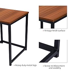 Vipush Nesting Tables Coffee Table Set of 2 - End
