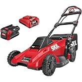 SKIL PWR CORE 40 Brushless 40V 20-Inch Self-Propelled Mower Kit, Includes 6.0Ah Battery and Auto PWR JUMP Charger - SM4910C-11