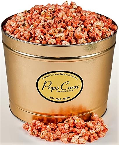 It's a Girl Pink Popcorn tin! FREE SCOOPER!! Wonderful Gourmet Pink Caramel popcorn.