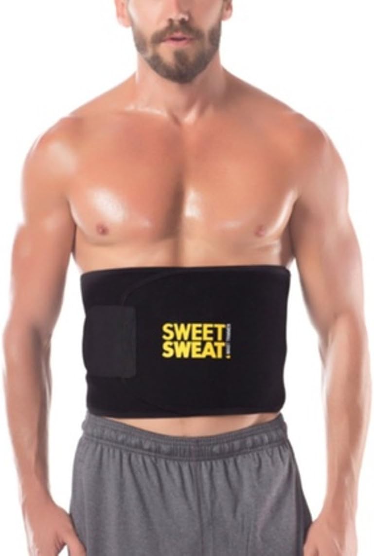 Digitalduniya Sweet Sweat Waist Trimmer® Hot Waist Shaper Belt Instant Slim Look Belt for Men