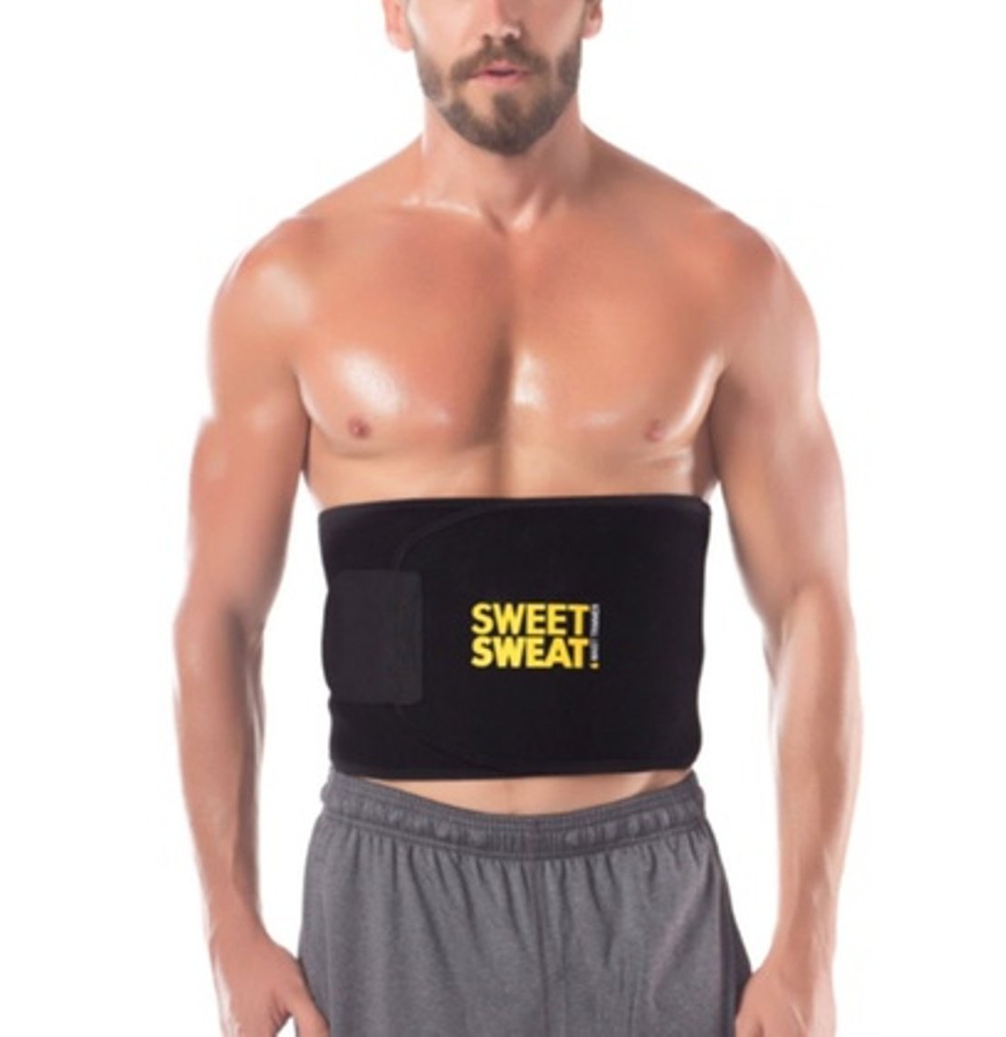 Digitalduniya Sweet Sweat Waist Trimmer® Hot Waist Shaper Belt Instant Slim Look Belt for Men