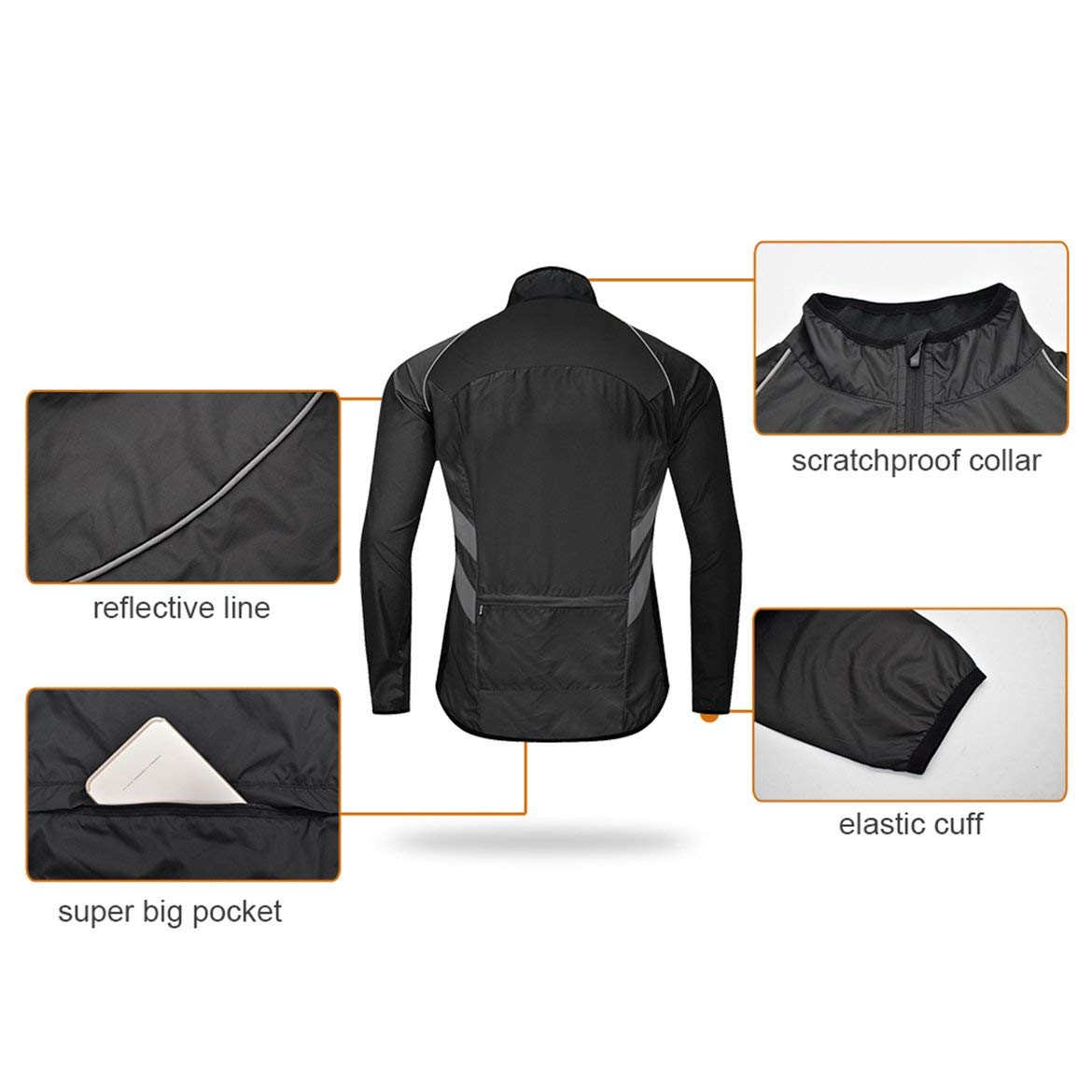 impermeable course a pied