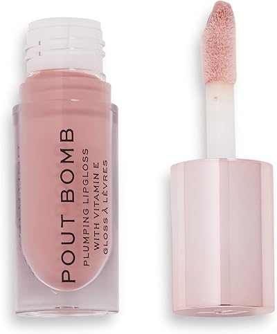 Revolution Beauty London Pout Bomb Plumping Gloss Nude 7 Shades