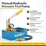 KATSU Pipeline Pressure Test Pump 5L 0-50Bar Manual Brass Valve 50bar view 2