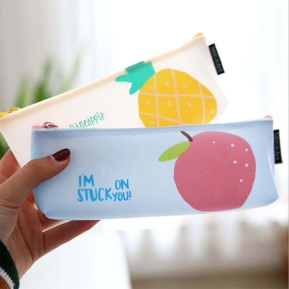 G4GIFT Cute Hello Summer Silicone Fruit Pouch for Kids Birthday Return Gift (Assorted Print AS PER Availability)(L x W x H): 17 * 4 * 9 cm (Pack of 2)