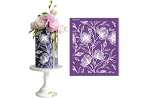 Katutude Cake Stencils Decorating Templates Reusable Floral Lace Cake Stencils & Templates Cookie Fondant Dessert Decorating 
