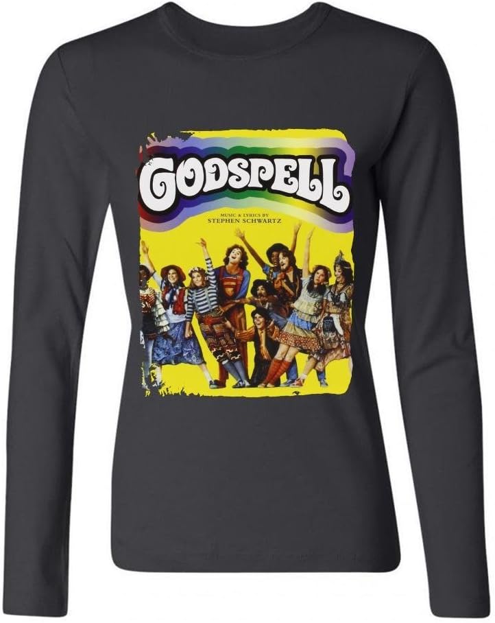WANTAI Women's Godspell Movie Long Sleeve Cotton T Shirt