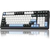 AULA F99 Wireless Mechanical Keyboard,Tri-Mode BT5.0/2.4GHz/USB-C Hot Swappable Custom Keyboard,Pre-lubed Linear Switches,RGB Backlit Gaming Keyboards for PC/Tablet/Xbox/PS4/PS5