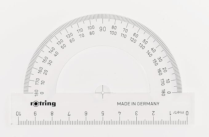 Amazon Co Jp ロットリング 分度器 半円 R3301 日本正規品 文房具 オフィス用品