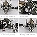 Goture Spinning Fishing Reel 5.1:1 Dual Brake Feeder 9+1BB Carp Reel with Rear Drag Freshwater or Saltwater 3000 4000 5000 6000 Series