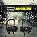 Bluetooth Headphone Wireless Headset for Sport Compact Over-Behind-Ear Earbud Hands Free Mic Sweatproof Stereo Fit Crystal Clear Sound iPhone Android Compatible Cheap on Sale-Black
