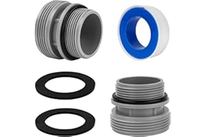 ArrogantF Hose Conversion Adapters Kit Compatible With Intex Coleman 4560 40mm to 1 1/2 Inch Conversion Kit for Hayward Intex Pool Hose Connector Pool Pump Sand Filter Above Ground Pools Part