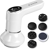 Cordless Body Massage Lymphatic Drainage Tool, 5-in-1 Handheld Body Sculpting Machine, Electric Cellulite Massager with 6 Speeds, Rechargeable & Portable Cellulite Roller for Thighs Butt Fat