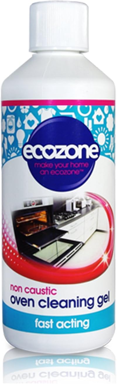 EcoZone Oven Cleaning Gel 500ml, Powerful Non-Caustic BBQ & Cooker Cleaner