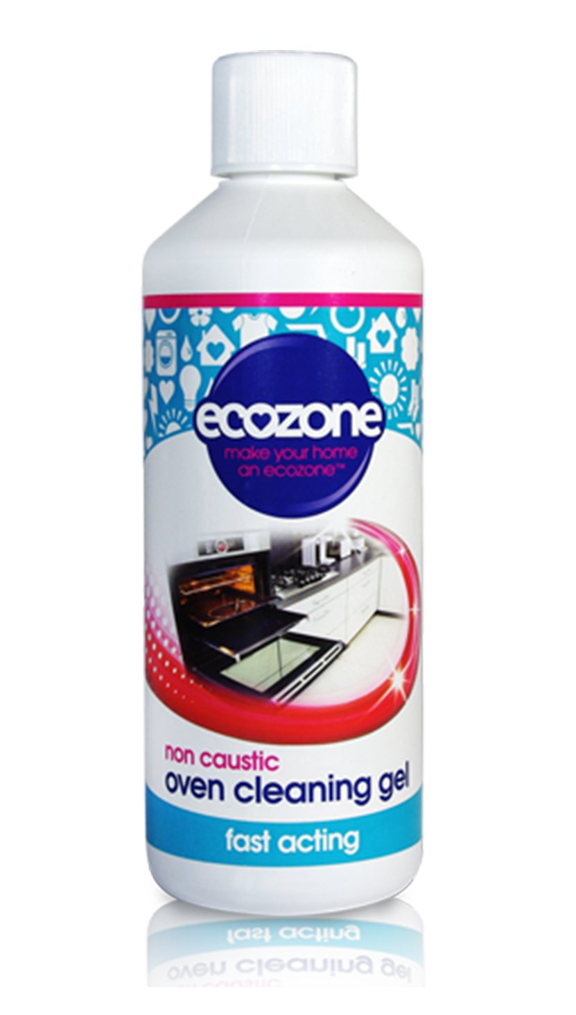 EcoZone Oven Cleaning Gel, Powerful Cooker, Hob & BBQ Cleaner Solution, Non Caustic, Effective & Fast Acting, Odour Free & Non-Abrasive Kit, with Natural Ingredients, Vegan Friendly Formula (500ml)