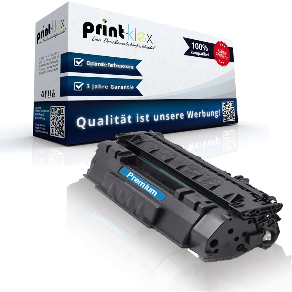 Print-Klex Compatible XXL Yield Toner Cartridge for HP LaserJet Professional P2013N P2014 P2014n P2015 P2015D P2015DN P2015N P 2015 x for HP53A Q7553A for HP 53 A XXL Black Black