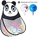 BATH TOY ORGANIZER (Panda) - Safe & Mildew-Free - Perfect for Baby Bath Toys - Organizer w/ 2 FREE Suction Cups for Sturdy Bath Toy Storage