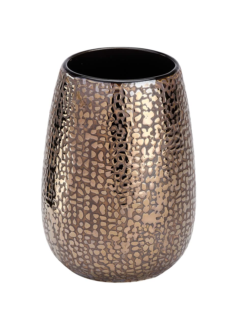 WENKO "Marrakesh Ceramic Toothbrush Tumbler, Brown