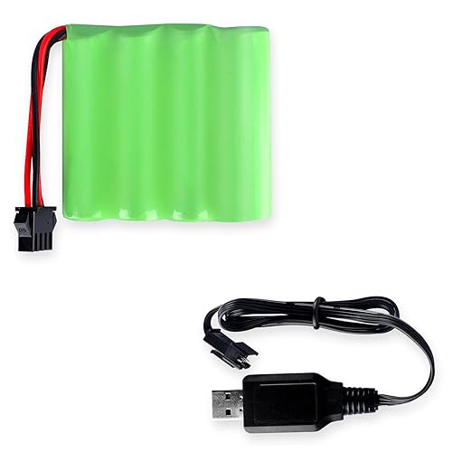 BLUEJAY 1500mAh Li-ion Battery with USB Charger Cable for RC