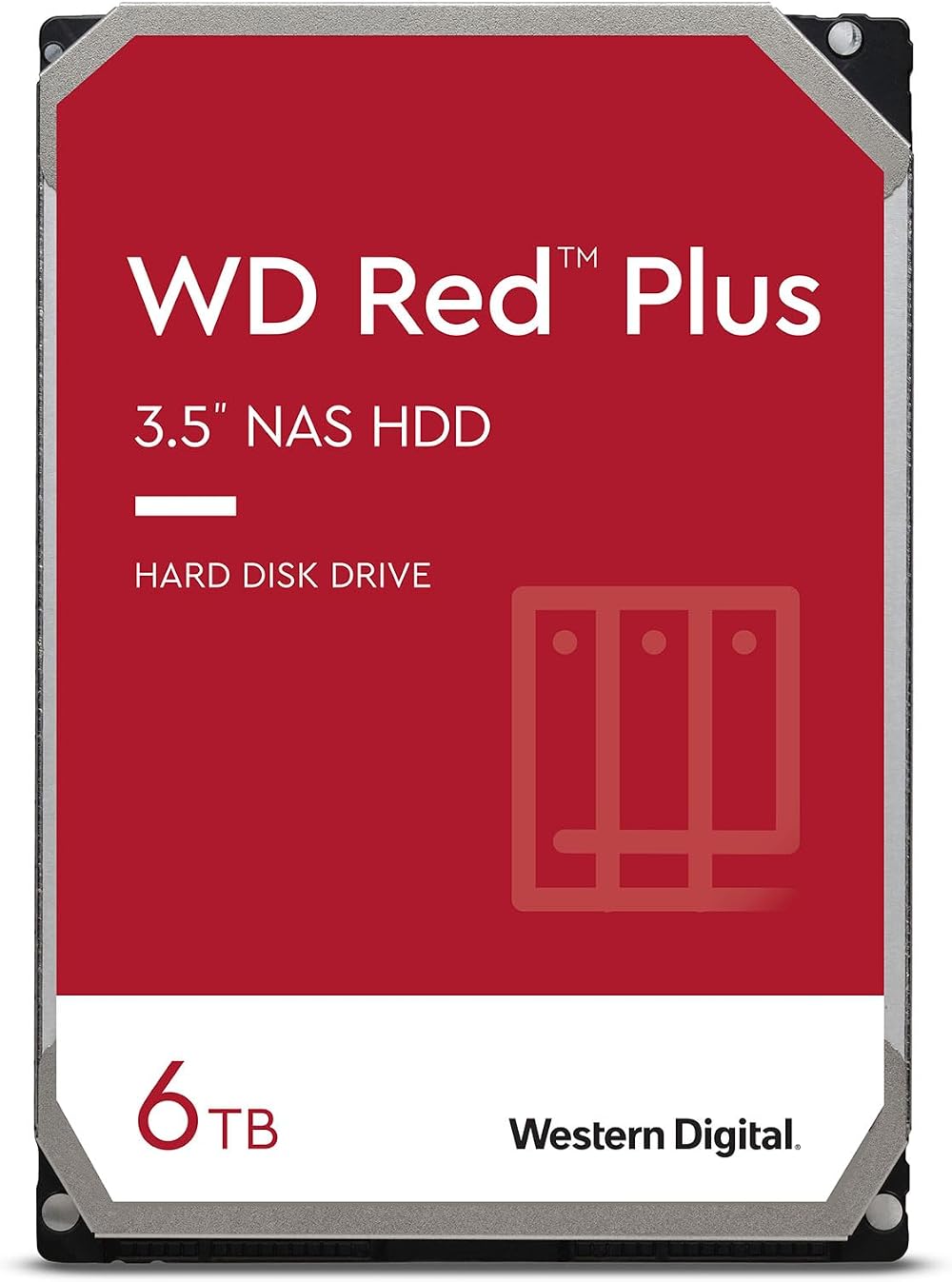 WD Red 6TB NAS Hard Drive 3.5" Internal SATA 6Gb/s 5400 RPM CMR 64MB