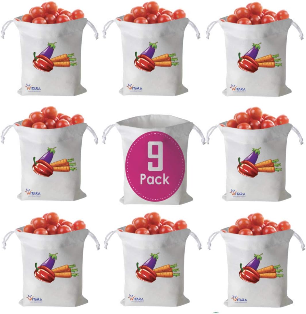 Buy VITARA [ Pack of 9] Premium New Edison Reusable Fridge Storage