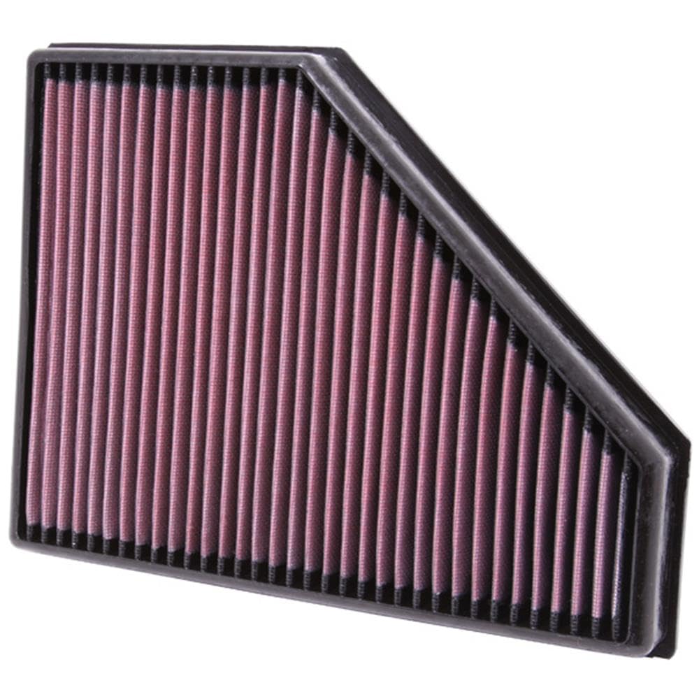 K&N Engine Air Filter: Increase Power & Acceleration, Washable, Replacement Car AirFilter: Compatible 2005-2015 BMW (X1, 16D, 18D, 20D, 25D, 316D, 318D, 320D, 325D, 330D, 335D, 23D, 116D, 118D)33-2942 Image