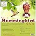 Best Home Products Hummingbird Feeder BLOWN GLASS, Wild Raspberry, 16 ounces