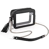 Unilily Clear Bag for Stadium Events – Stadium Approved Clear Purse Crossbody Bag for Women, Concerts, Sports, and Festivals