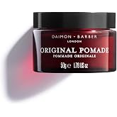 Daimon Barber Original Pomade Water Based Medium Hold 0.11lb | Medium Shine and Medium Hold Pomade for Slick Backs, Pomps and Natural Styles. Leaves Hair Feeling Silky and Soft.