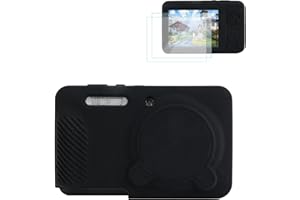 Rieibi Silicone Case for Kodak PIXPRO FZ55 Case, Accessories for Kodak PIXPRO FZ55 Camera Case with 2 Pcs Screen Protectors, 
