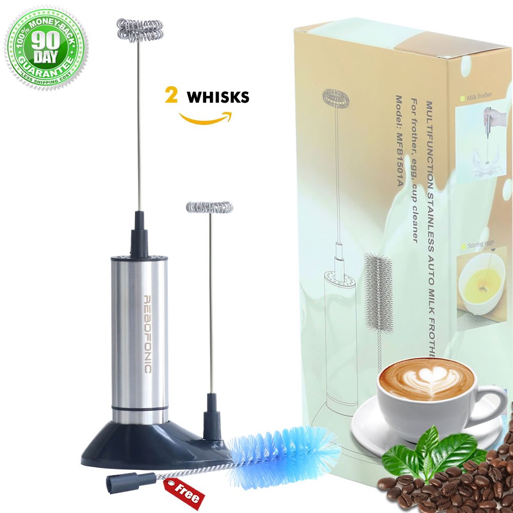 Amazon.com: Milk Frother Handheld Electric Whisk Battery Operated Foam