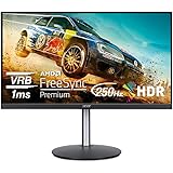 Acer Nitro 24.5" Full HD 1920 x 1080 PC Gaming Monitor | AMD FreeSync Premium | Up to 250Hz Refresh | 1ms (VRB) | ZeroFrame |