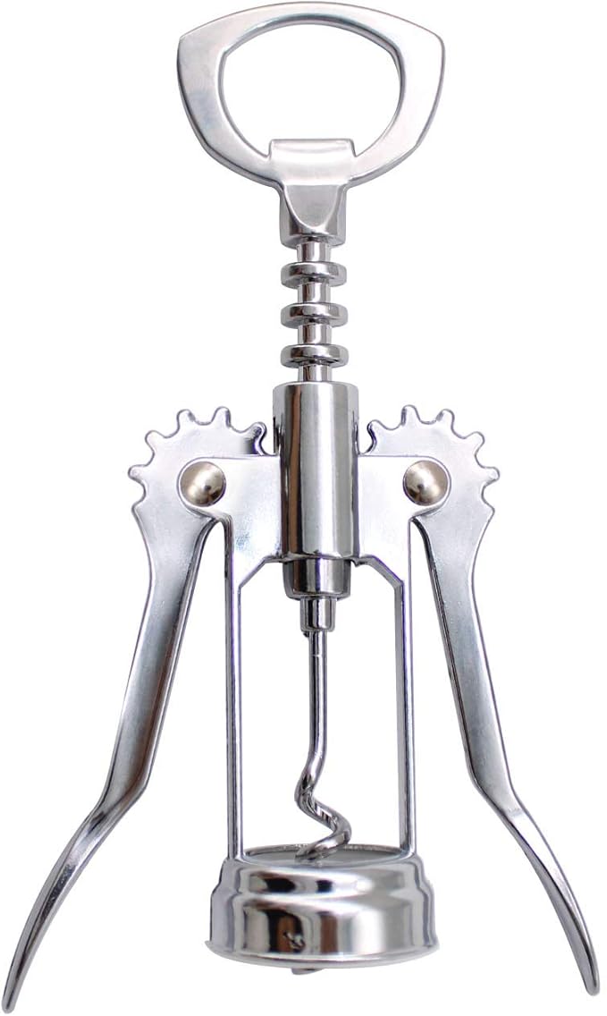 Her Kindness Wine Bottle Openers Wing Corkscrew,Silver Champagne Cork
