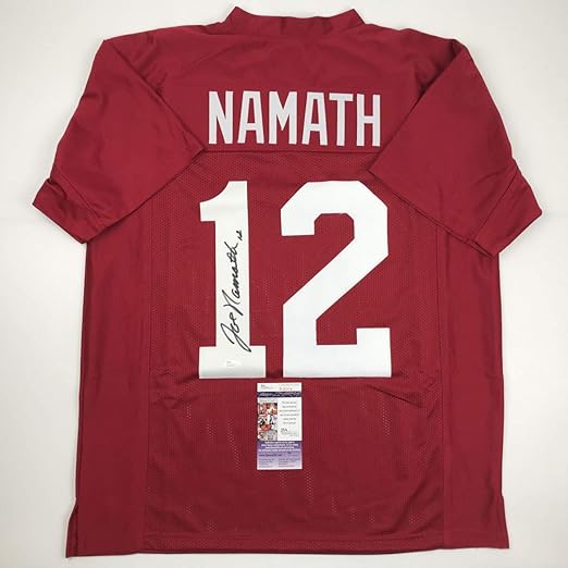 joe namath alabama jersey