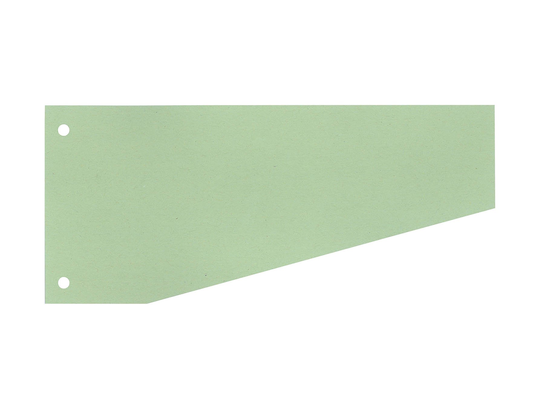 WEKRE 50501T Dividers, Colour Index Filing Flags, Universal Divider Strips, Pack of 100, Green