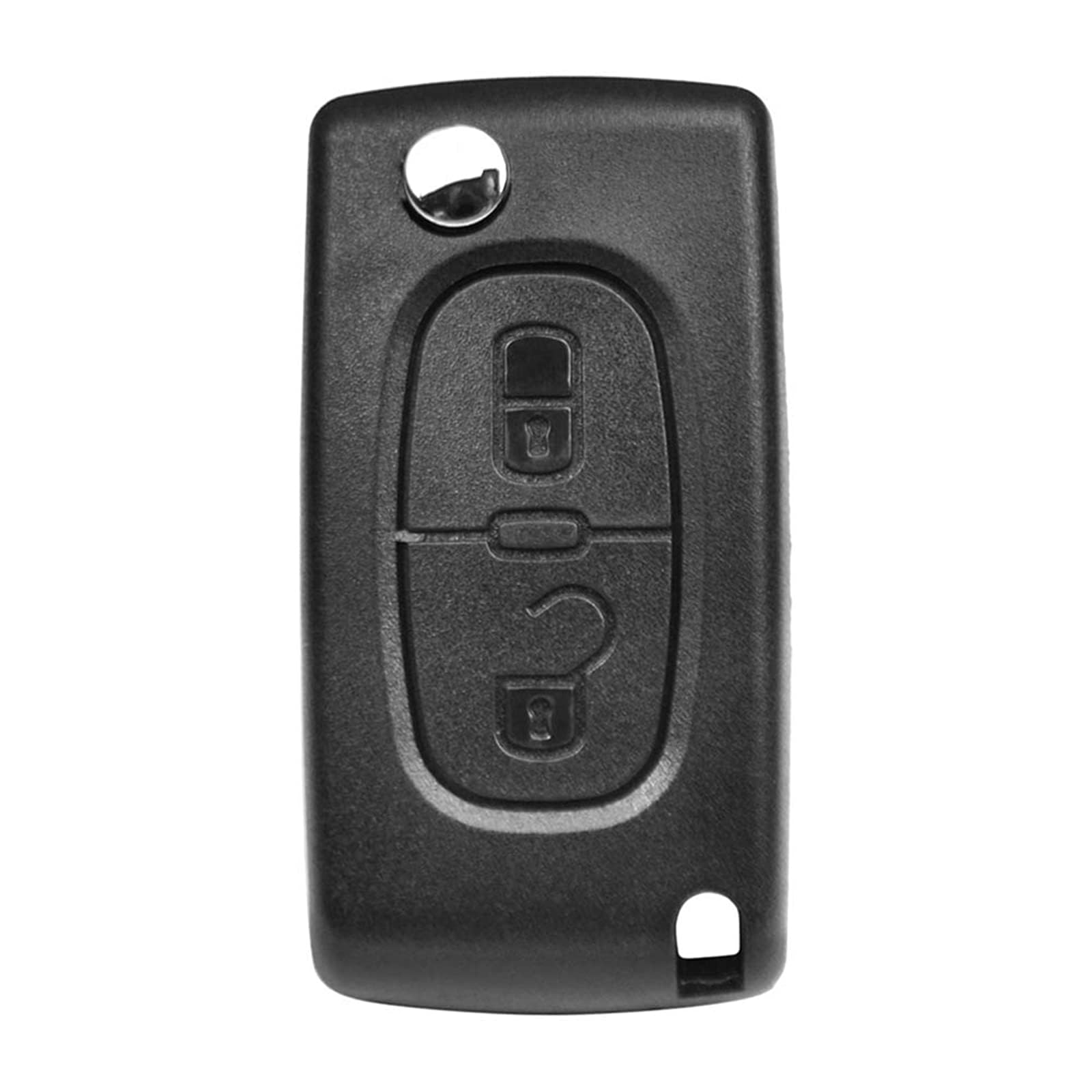 XUKEY 2 Buttons Key Fob HU83 Blade CE0523 Car Remote Flip Key Shell Replacement Fob Case For 308 207 307 3008 5008 807 Expert Partner For C3 Picasso C-Crosser C4 Dispatch C8 Key Repair Kit 2 Buttons