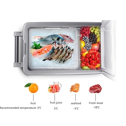 Refrigerador del coche SKC Congelador de refrigerador de 30 litros ...