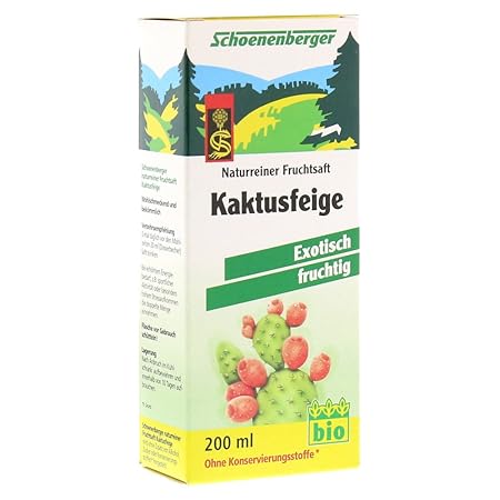 Schoenenberger Kaktusfeige, 1er Pack (1 x 200 ml) - Bio