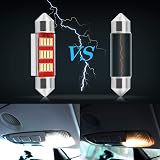 BROTOU 41mm Festoon LED Car Bulb 6pc 180LM Dome Interior License Plate Map view 4